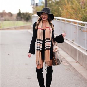 Black bell sleeve sweater dress!